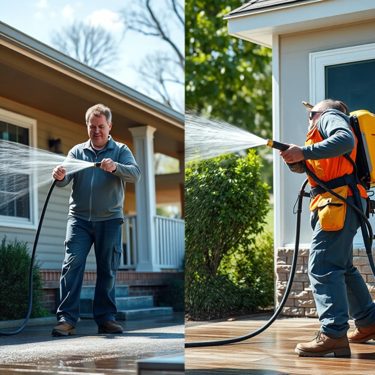 DIY Pressure Washing vs Hiring a Professional