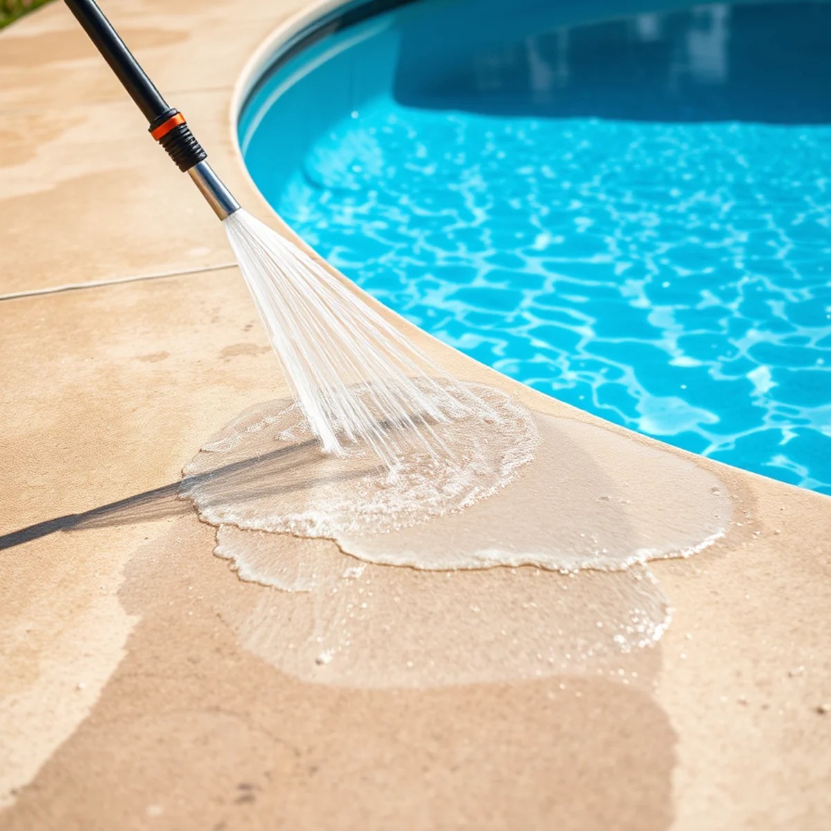 How to Clean a Pool Deck Safely