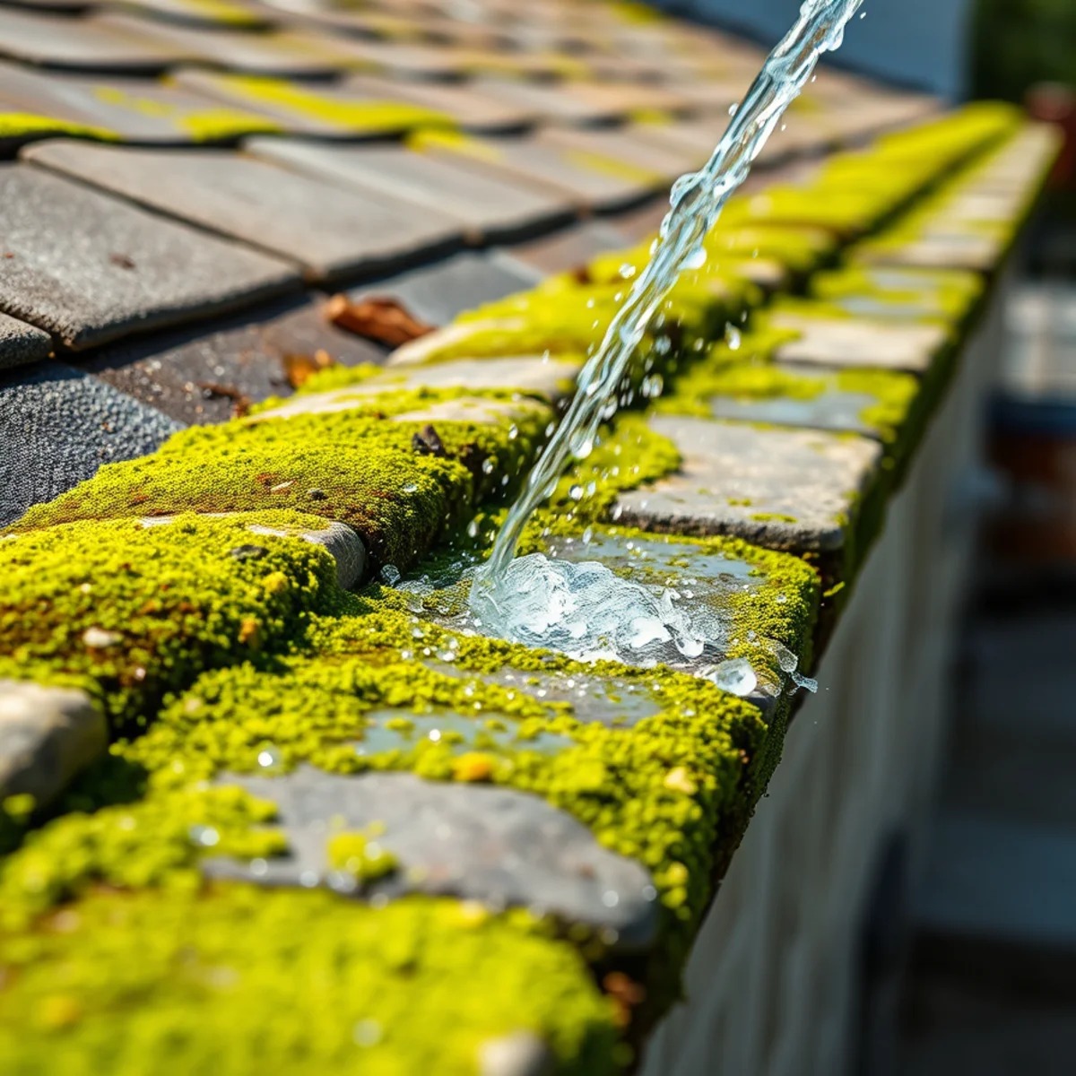 How to Remove Moss and Lichen From Outdoor Surfaces