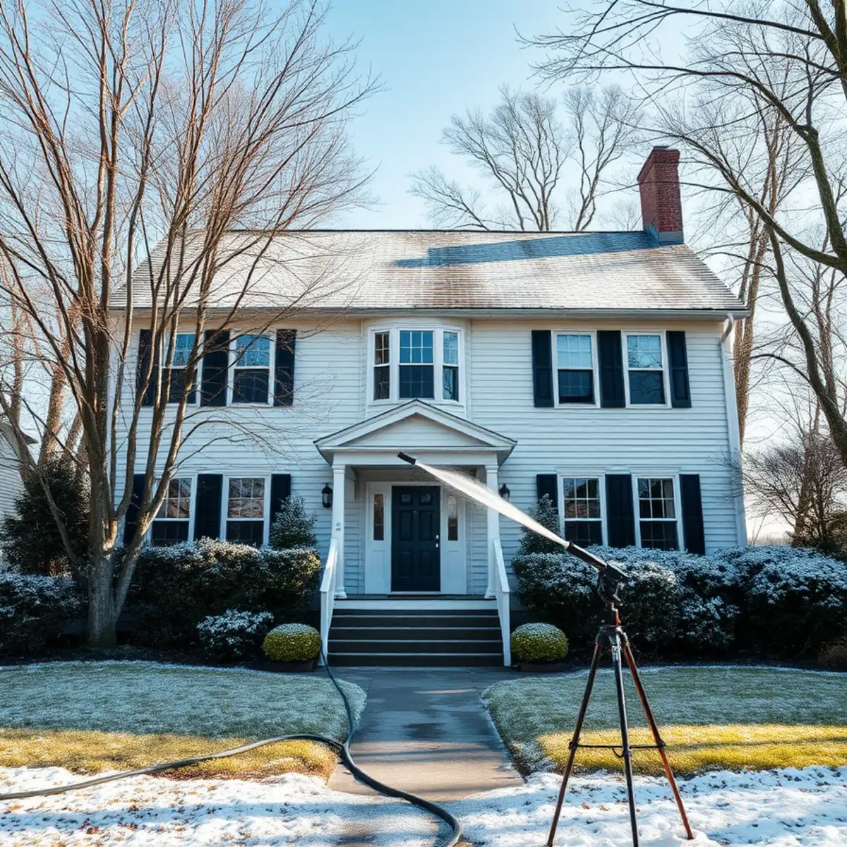 Winter Exterior Cleaning Preparation in Massachusetts