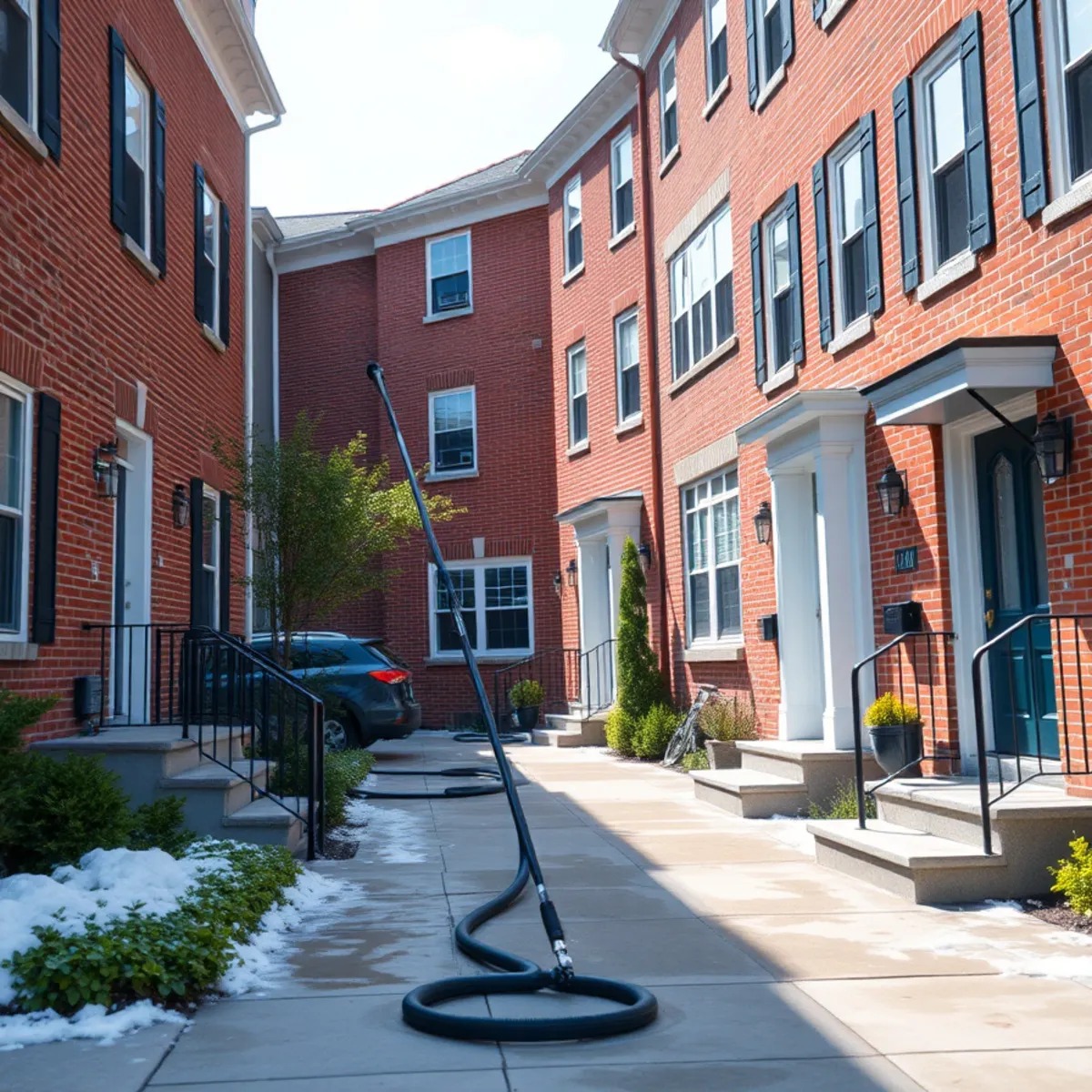Pressure washing and exterior cleaning in Acushnet, Massachusetts by Wash Bros