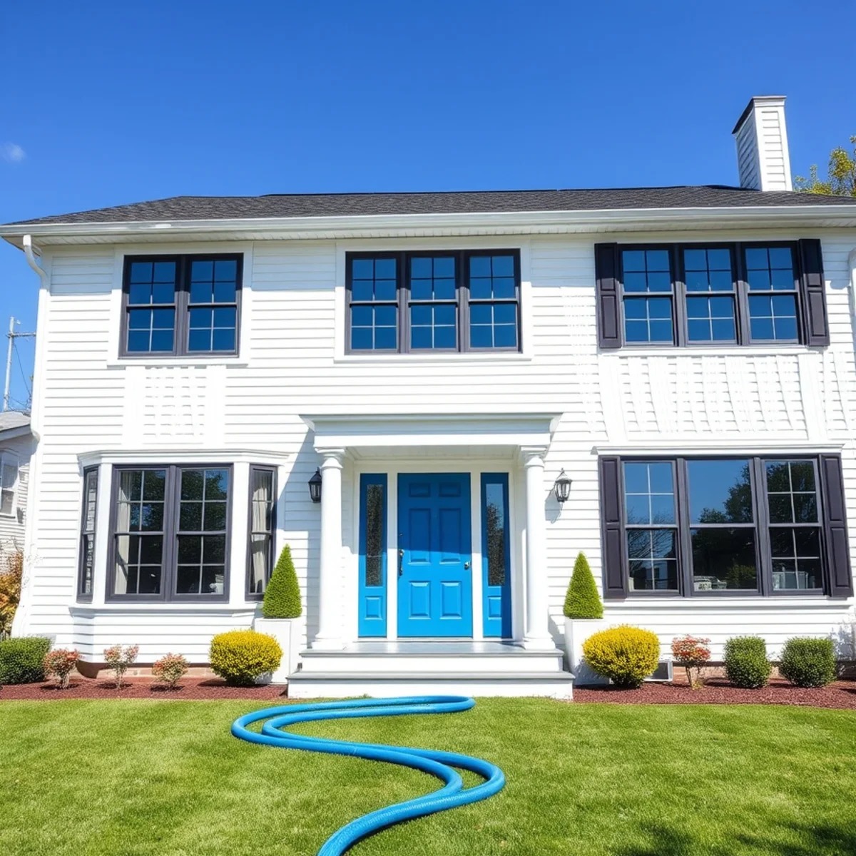 Pressure washing and exterior cleaning in Dennis, Massachusetts by Wash Bros