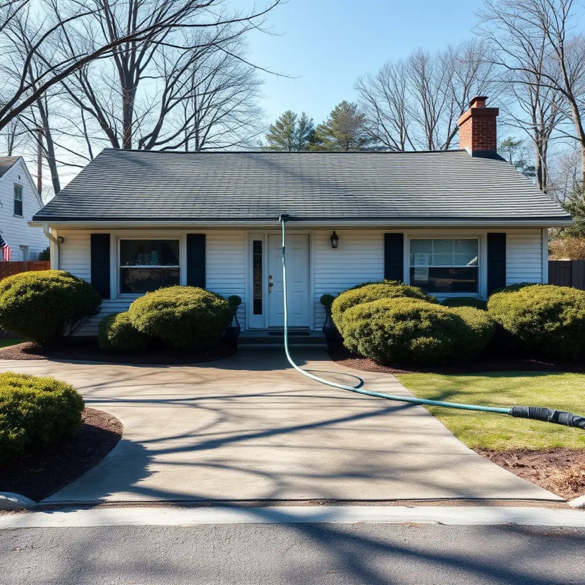 Pressure washing and exterior cleaning in Athol, Massachusetts by Wash Bros
