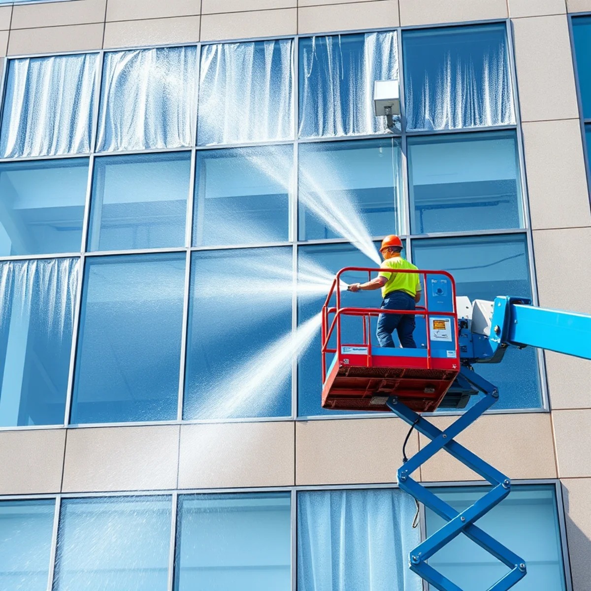 Commercial Building Exterior Cleaning service in Massachusetts by Wash Bros