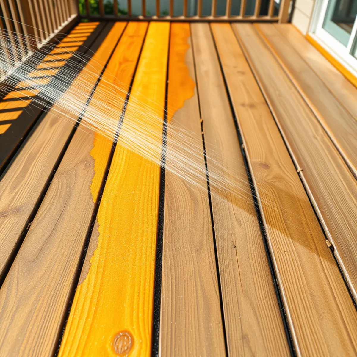 Deck Cleaning service in Massachusetts by Wash Bros