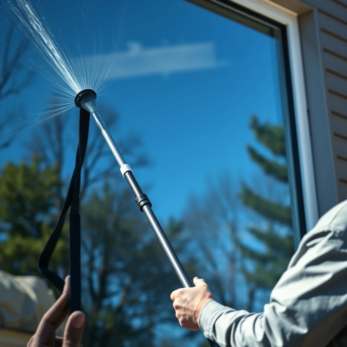 Exterior Window Cleaning service in Massachusetts by Wash Bros