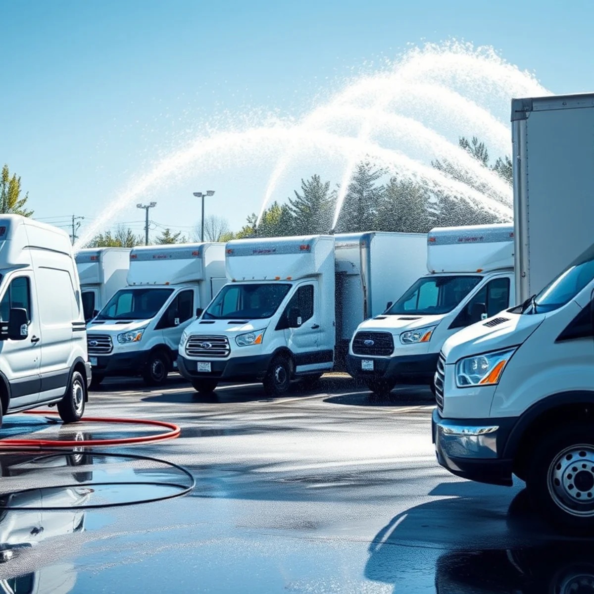 Fleet Washing service in Massachusetts by Wash Bros