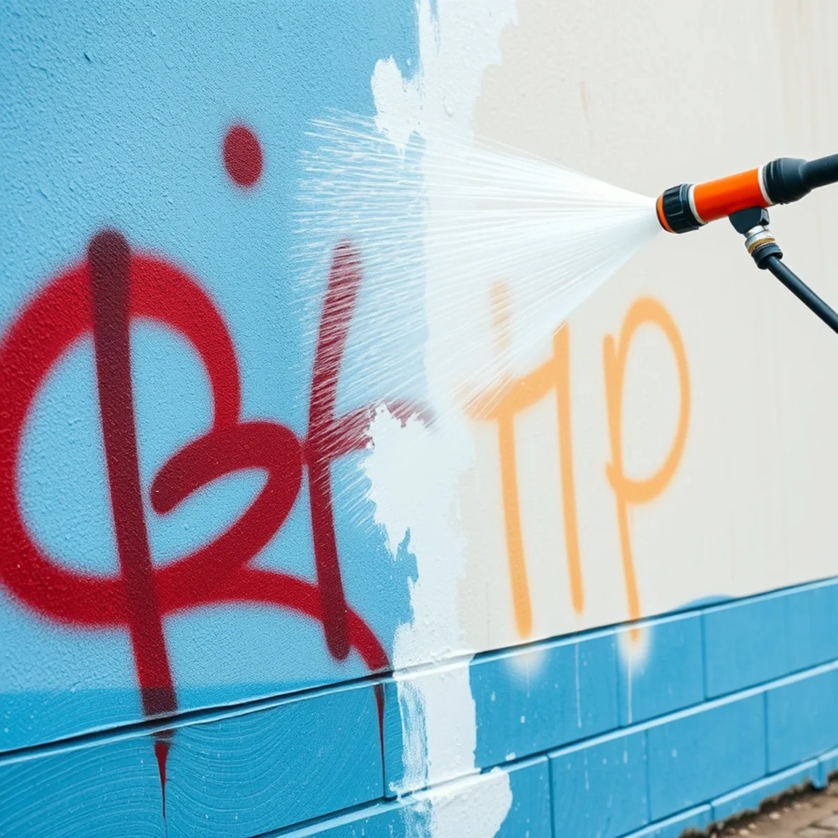 Graffiti Removal service in Massachusetts by Wash Bros