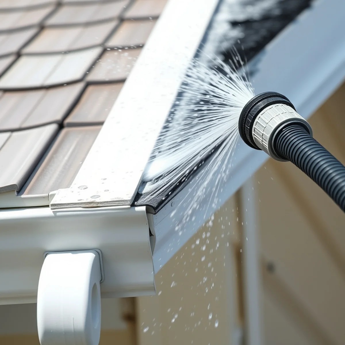 Gutter Brightening service in Massachusetts by Wash Bros