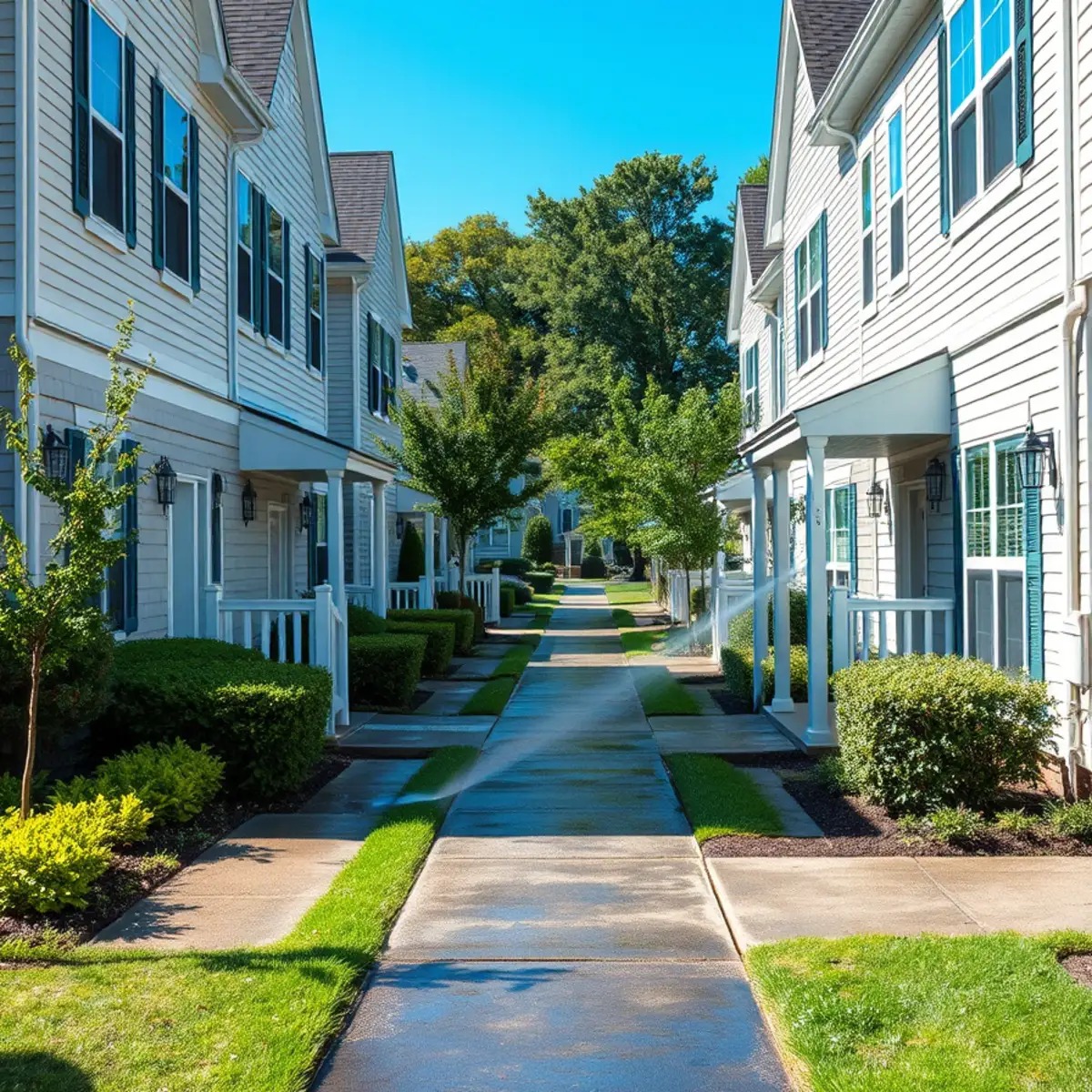HOA Pressure Washing service in Massachusetts by Wash Bros
