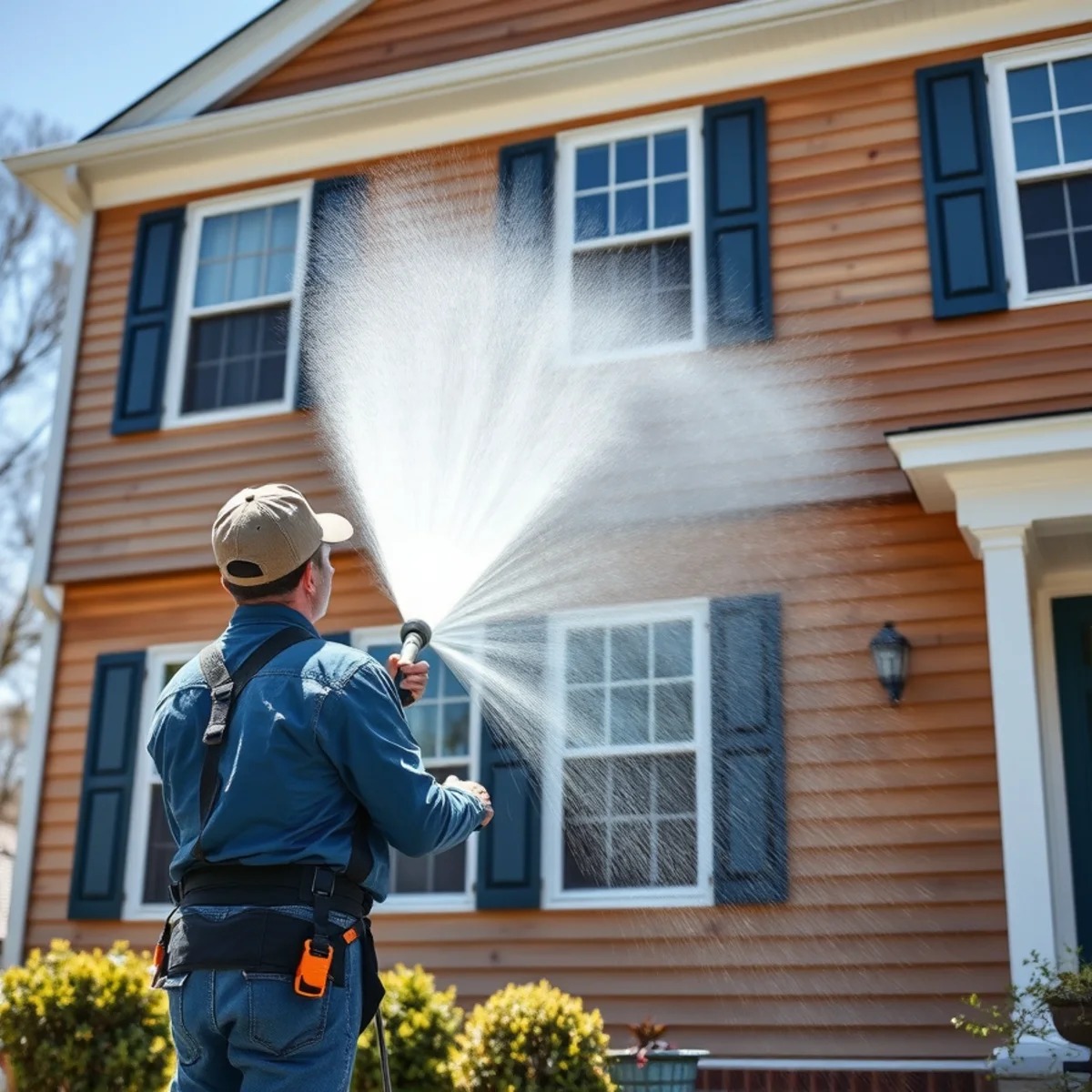House Washing service in Massachusetts by Wash Bros