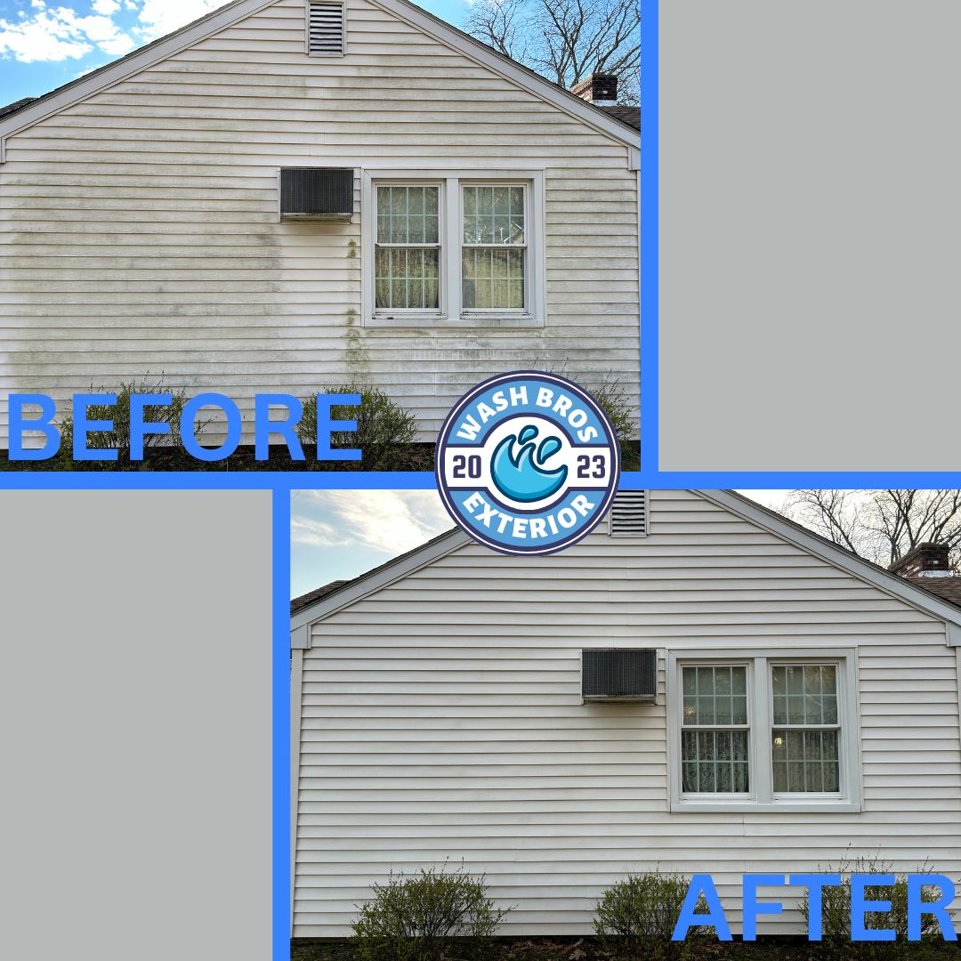 Pressure washing services in Massachusetts by Wash Bros